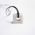 Picture of White Square Necklace 'Blend'