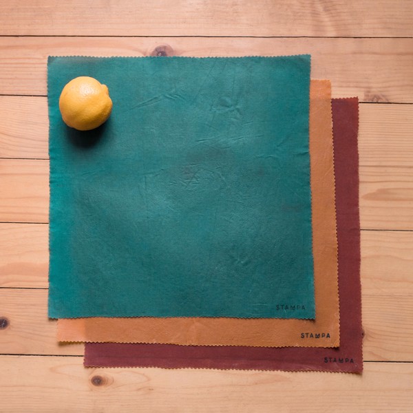 Снимка на 3бр Восъчни кърпи за многократно увиване на храна - Цветен Сет
