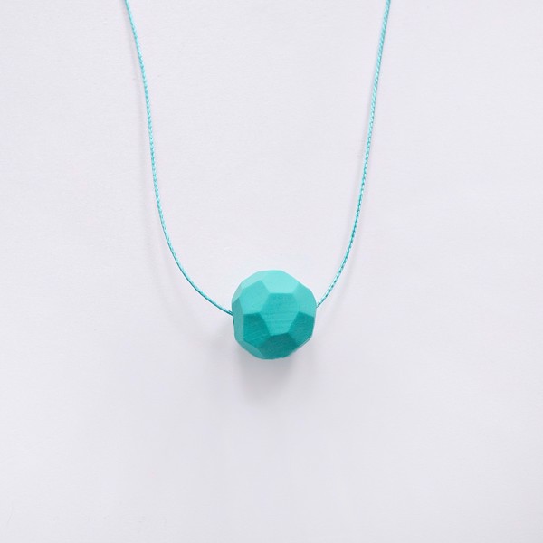 Picture of Tiny Mint Necklace 'Stones'