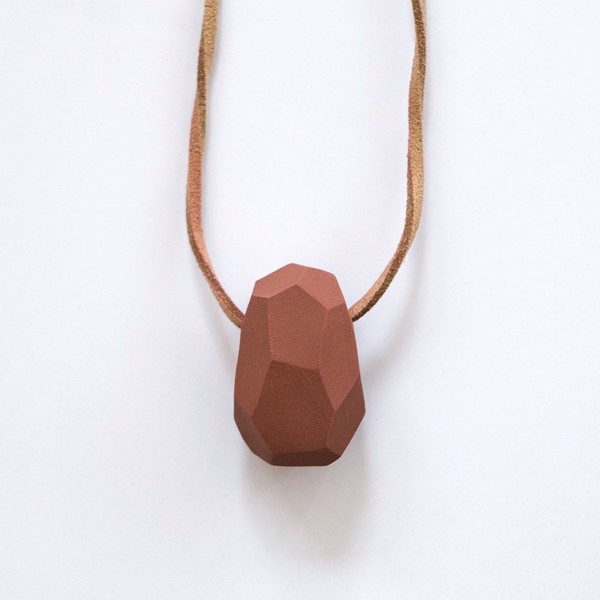 Picture of Caramel Necklace 'Stones'