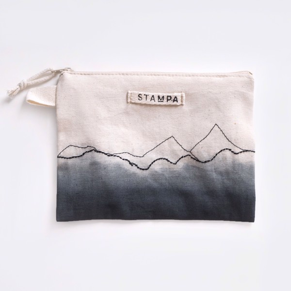 Picture of Graphite Mountains Zipper Vegan Pouch