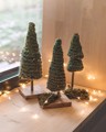 Picture of Fairytale Christmas Trees with wooden base