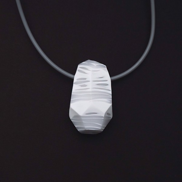 Picture of White Marble Necklace 'Stones'