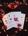 Picture of Set of 3 Christmas Greeting Cards