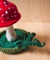 Picture of Large Crochet Red Fly Agaric / Amanita Mushroom