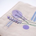 Picture of Zipper Pouch with Lavender Embroidery